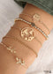 Pulseras Boho de Oro Tierra y Naturaleza Lauren